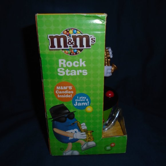 2016 M & M's Rock Stars Jam Sounds & Motion Saxophone Blue - Picture 4 of 5